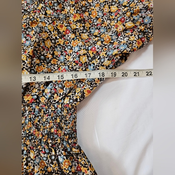 Emery Rose Womens Multicolored Short Sleeve Poplin Top Size 3X - Picture 8 of 11